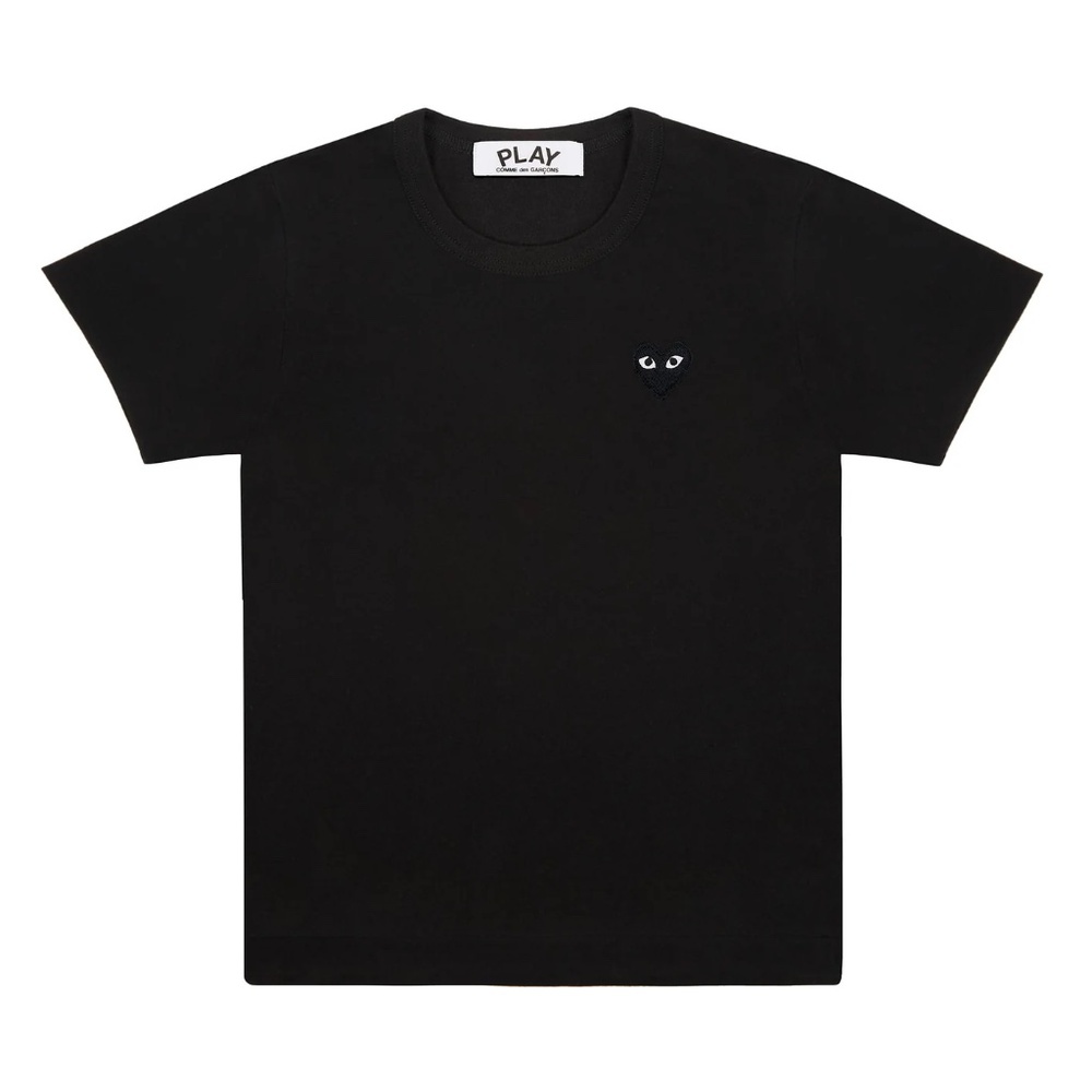 COMME DES GARCONS CDG PLAY BLACK HEART EYE LOGO T-SHIRT